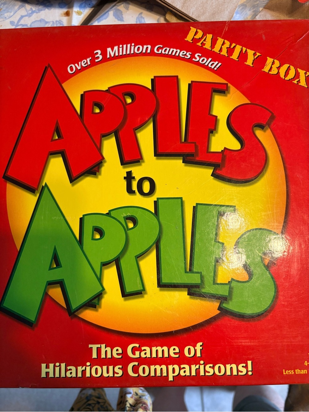 Mattel Apples to Apples Party Box - Red, Yellow & Green